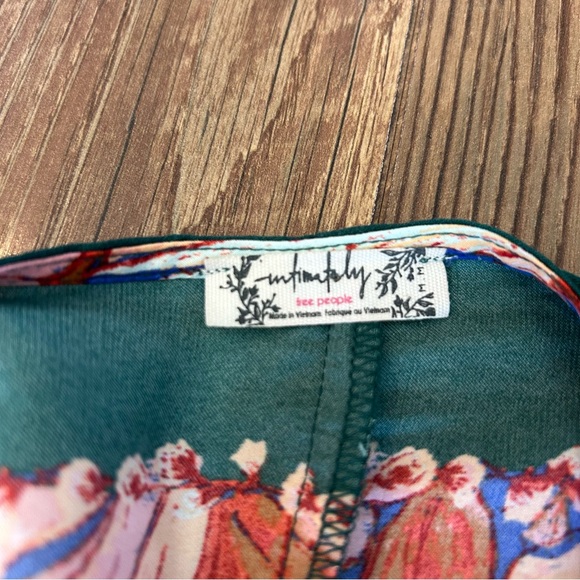 Intimately By Free People In Bloom Kimono Set Color Midnight Combo Medium - Picture 11 of 15